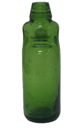 rare green codd bottle