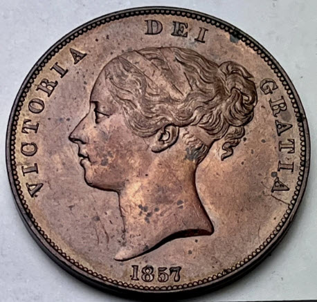 a Victorian penny
