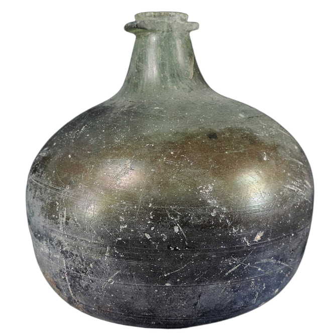 old free blown bottle