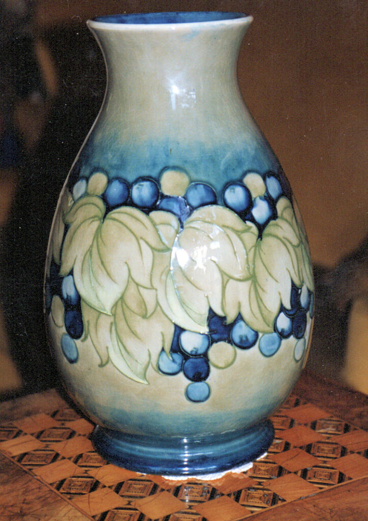 Large Moorcroft leaf and Berry vase by William Moorcroft