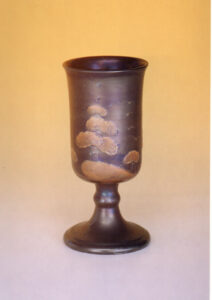 moorcroft black tree chalice