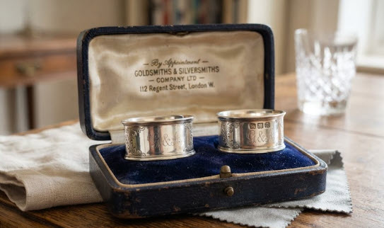 silver napkin rings