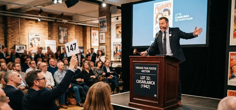 Auction of movie posters