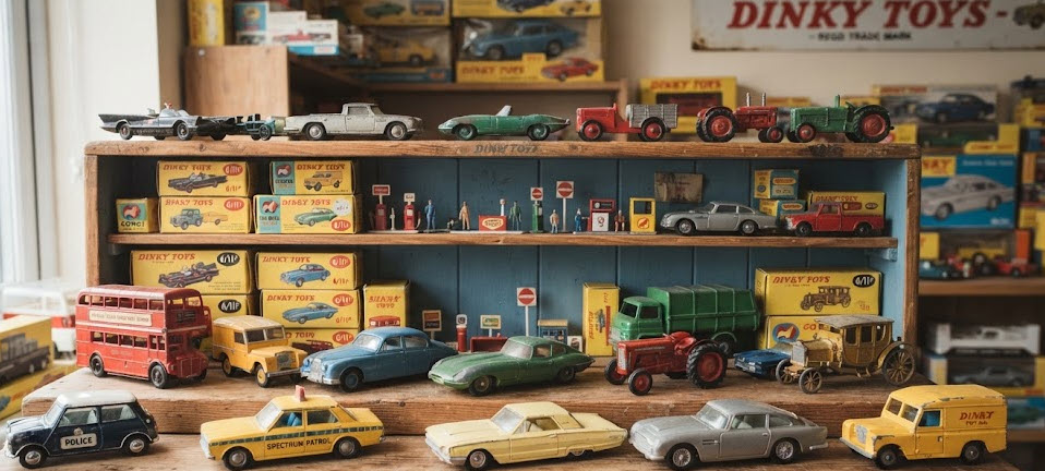 dinky and die cast English toys