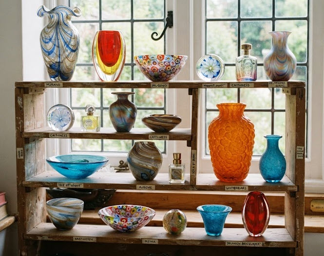 coloured glass collecting