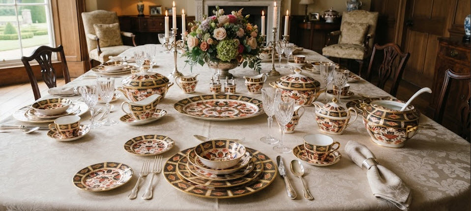 a Royal Crown Derby dinner Service
